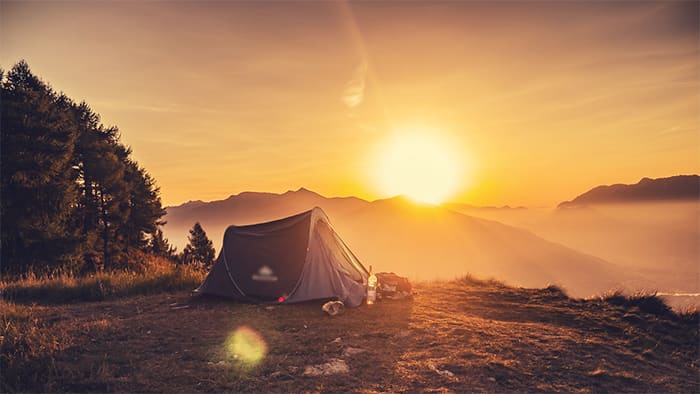how to go camping for the first time feature image
