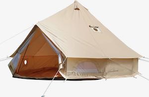 Danchel Outdoor Canvas Yurt tall tent sand color